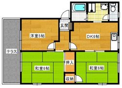 フォーレスト高田の間取り画像