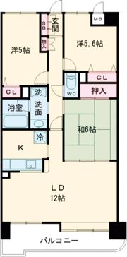 ネオハイツ高砂Ⅱの間取り画像