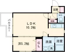 EXE神園A棟の間取り画像