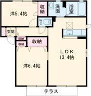 カーサ ミーアの間取り画像