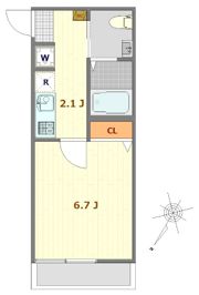 キャメル南古谷駅前通C棟の間取り画像