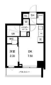 アジールコート桜上水の間取り画像
