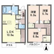 クレメントAの間取り画像