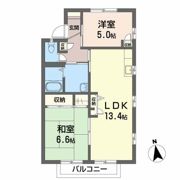 ヴェルジェK－Aの間取り画像