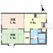 グランパティオ北上 Cの間取り画像