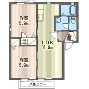 グランシード東城南Eの間取り画像