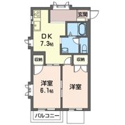 フロントパークの間取り画像