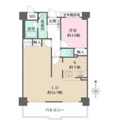 モンテベルデ新梅田の間取り画像