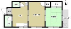 下沢マンションの間取り画像