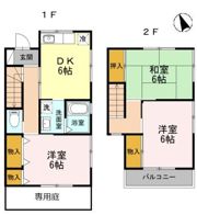 テラスM Aの間取り画像