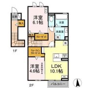 リベルテ下津の間取り画像