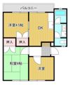 グリーンハイツ高尾Bの間取り画像