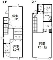 グレース近文Cの間取り画像