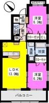 ステラパーク井上の間取り画像