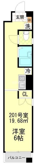 インベスト川崎の間取り画像