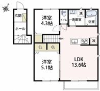 三ツ池グリーンハウスの間取り画像