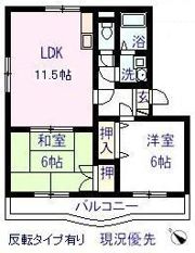 アネックスリバーの間取り画像