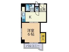 ミオーナ西新の間取り画像