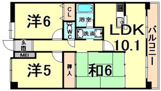 コスモカウンティIIの間取り画像