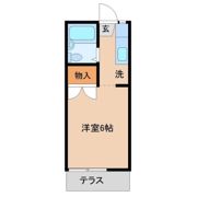 スカイエンジュB棟の間取り画像