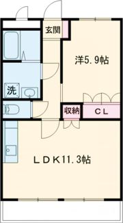 ウエストヒルズの間取り画像