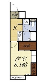 アリエッタ延久Ⅴの間取り画像