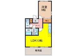 シャルマンコート高木瀬の間取り画像
