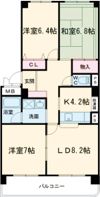 Sun Dream Akenoの間取り画像