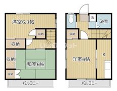 タウンハウス馬場2の間取り画像