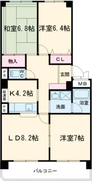 Sun Dream Akenoの間取り画像