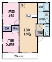 コンフォートEの間取り画像