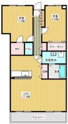 クレサンテームの間取り画像