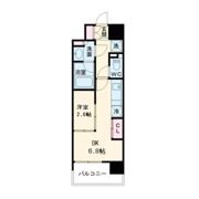 コンフォリア・リヴ南森町Qの間取り画像