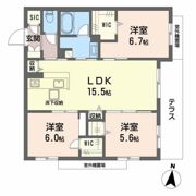 シャーメゾン オリエントの間取り画像