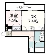 グランデクレシタ鷹匠の間取り画像