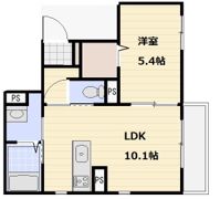 ラフィーネ奥池の間取り画像