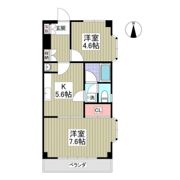 ベルヴューA館の間取り画像