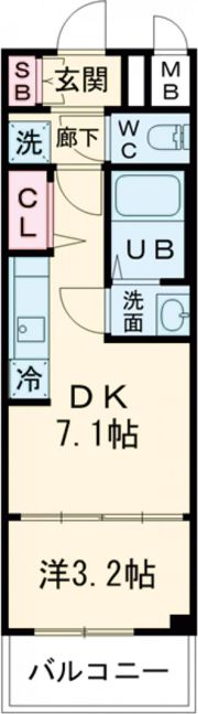 プレサンス THE KYOTO 吉祥院の間取り画像