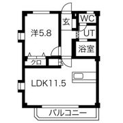 コーキア神楽の間取り画像