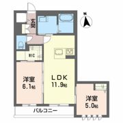 セントリビエ八橋の間取り画像