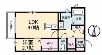 イル・ビナーリオ大竹の間取り画像