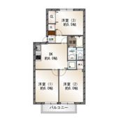 ジーライズ加古川河原の間取り画像
