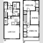 Land court 柳津Cの間取り画像