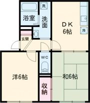 コーポサンライズEの間取り画像