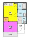 コスモパレスBの間取り画像
