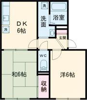 コーポサンライズEの間取り画像