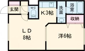 ピアース桔梗の間取り画像