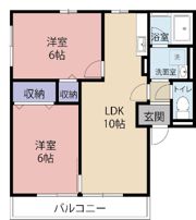 サンモールミナミBの間取り画像