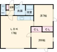 チェリー桔梗の間取り画像