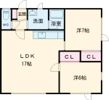 チェリー桔梗の間取り画像